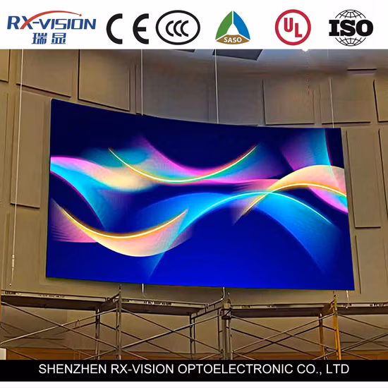 超スリム固定マウントフルカラー屋内 LED ビデオウォールパネル